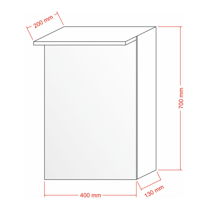 BATHROOM CABINET WITH MIRROR GERA VANESSA 40