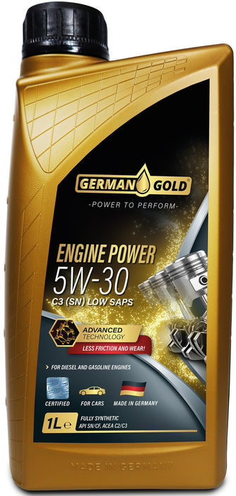 GERMAN GOLD ENGINE POWER 5W-30 C3 (SN) LOW SAPS 1L