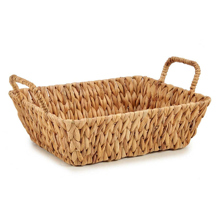 Centerpiece Gift Decor Brown Metal Water hyacinth 40 x 16 x 28,5 cm 42 x 16 x 28,5 cm (12 Units)