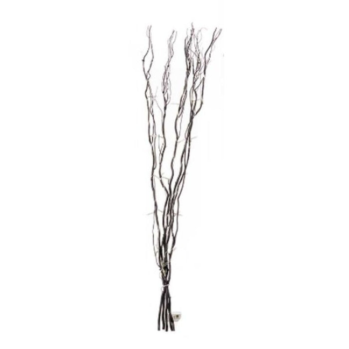Bouquets Gift Decor Black Wood 20 x 90 x 6 cm LED Light (12 Units)
