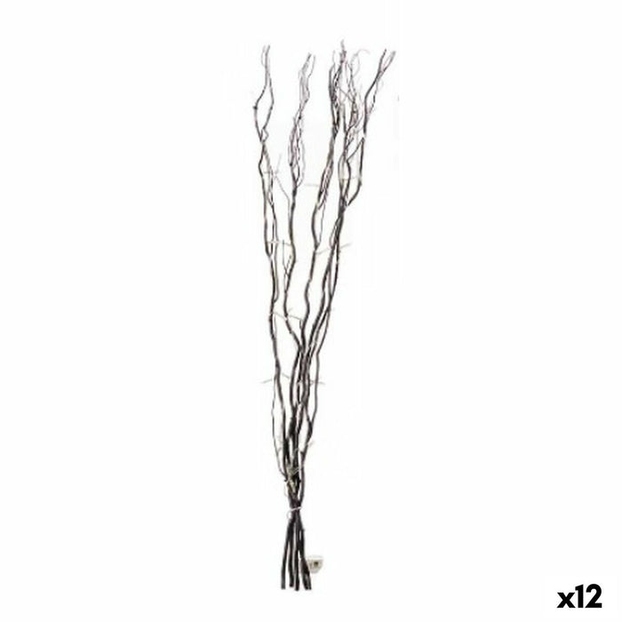 Bouquets Gift Decor Black Wood 20 x 90 x 6 cm LED Light (12 Units)