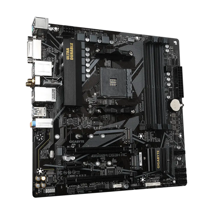 Gigabyte B550M DS3H Socket AM4 micro ATX AMD B550 - Дънни платки<<<Компютърни компоненти<<<ValiAPI