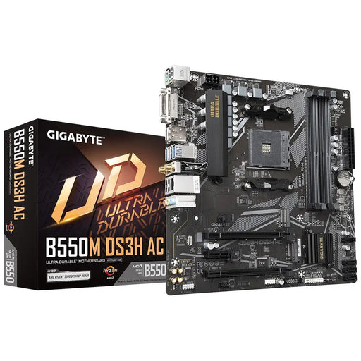 Gigabyte B550M DS3H Socket AM4 micro ATX AMD B550 - Дънни платки<<<Компютърни компоненти<<<ValiAPI