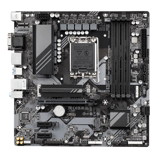 Gigabyte B760M DS3H 1.0 M/B Processor family Intel Processor socket LGA1700 DDR4 DIMM Memory slots 4 Supported hard