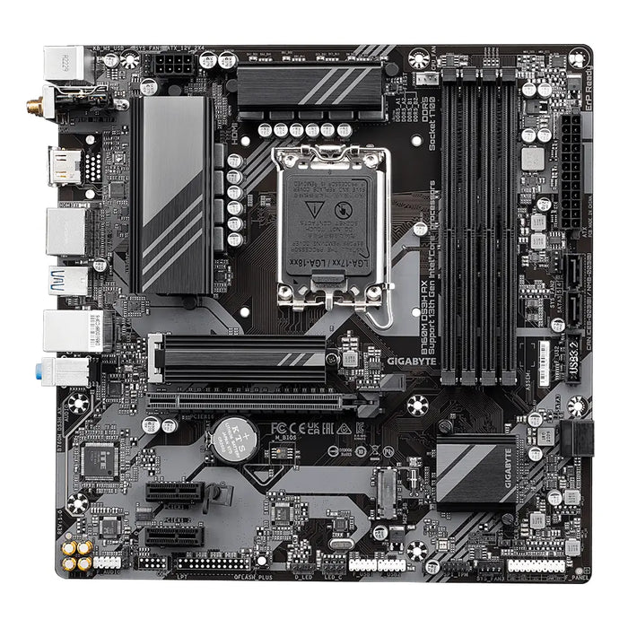 GIGABYTE B760M DS3H AX DDR5 motherboard - Дънни платки<<<Компютърни компоненти<<<ValiAPI&&&Дънни