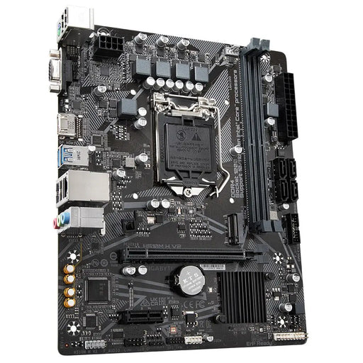 GIGABYTE H510M H V2 Motherboard - Supports Intel Core 11th CPUs up to 3200MHz DDR4 (OC) 1xPCIe 3.0 M.2 GbE LAN USB 3.2