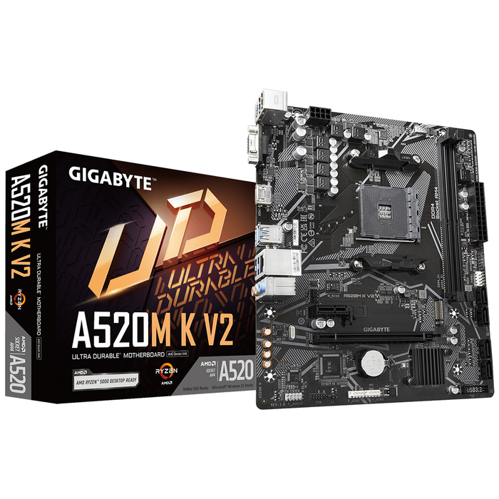 Motherboard GIGABYTE A520M K V2, Socket AM4