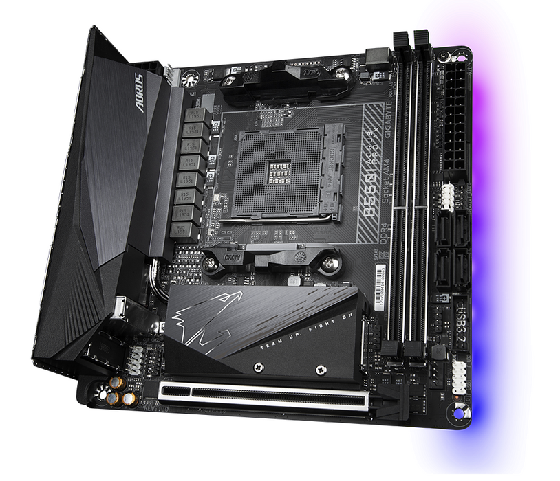 Motherboard GIGABYTE B550I AORUS PRO AX, Socket AM4
