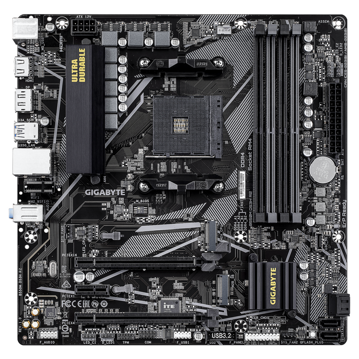 Motherboard GIGABYTE B550M DS3H R2 Socket AM4