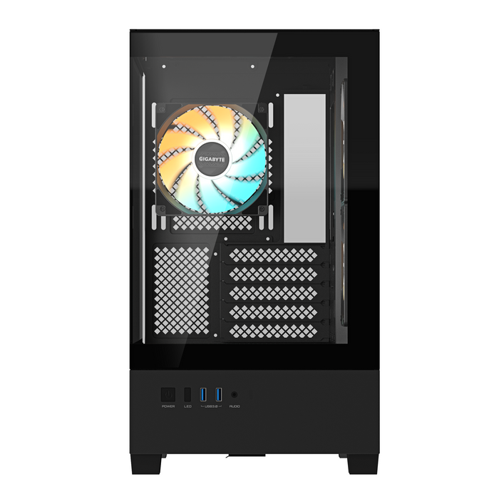 Box GIGABYTE C201 PANORAMIC + 3 ARGB Fans