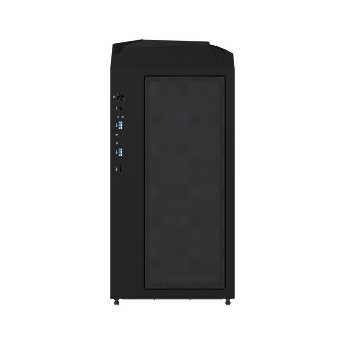 Box Gigabyte C301 Black V2, TG, Mid-Tower