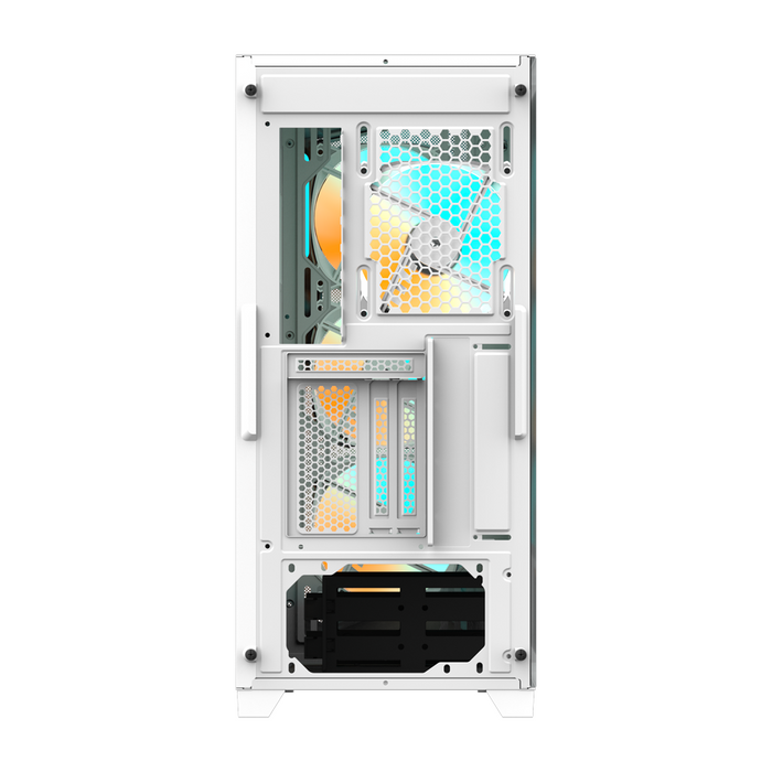 Box Gigabyte C301 WHITE V2, TG, Mid-Tower