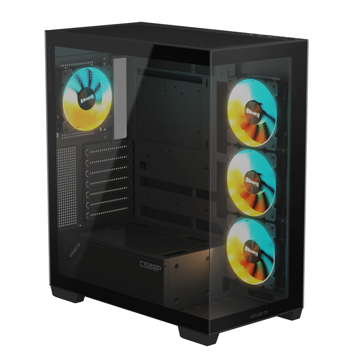 Box Gigabyte C500 PANORAMIC Stealth Black - Mid-Tower