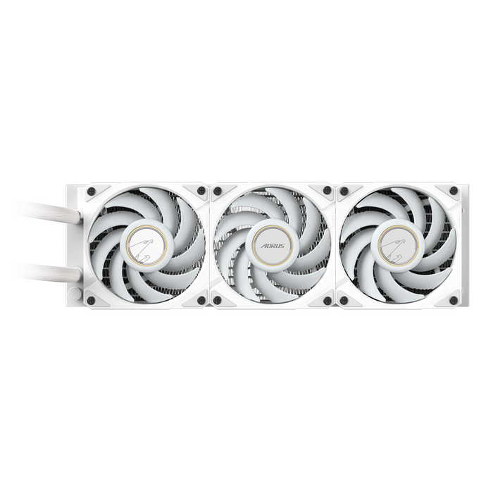 Processor cooler Gigabyte AORUS WATERFORCE X II 360 ICE, LCD Display