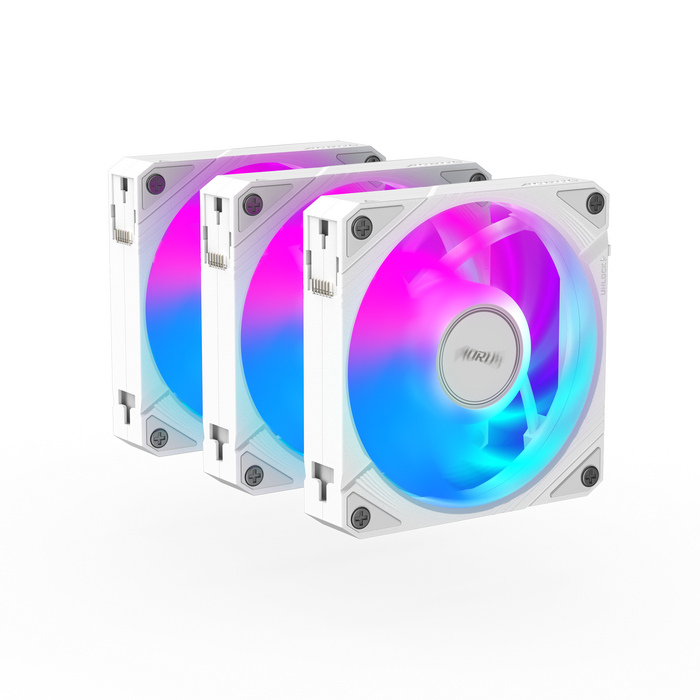 GIGABYTE AORUS EZ CHAIN 120 ICE 3-Pack ARGB Fan Set