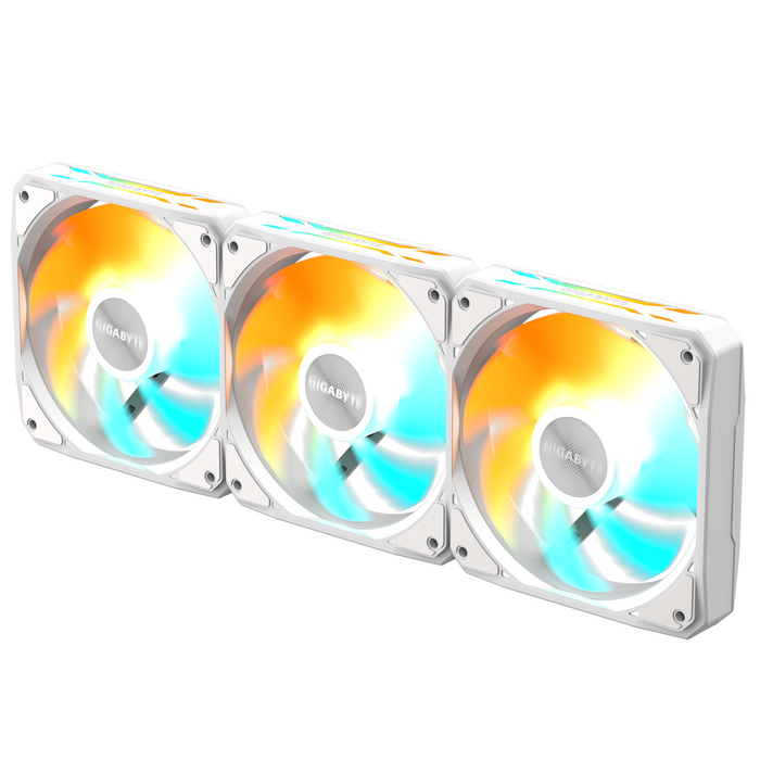 Fan Set 3-Pack GIGABYTE AORUS EZ CHAIN FAN 120 ICE, 120x120x25mm ARGB