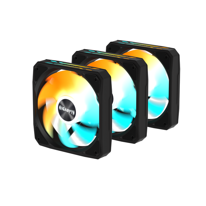 Fan Set 3-Pack GIGABYTE AORUS EZ CHAIN FAN 120, 120x120x25mm ARGB