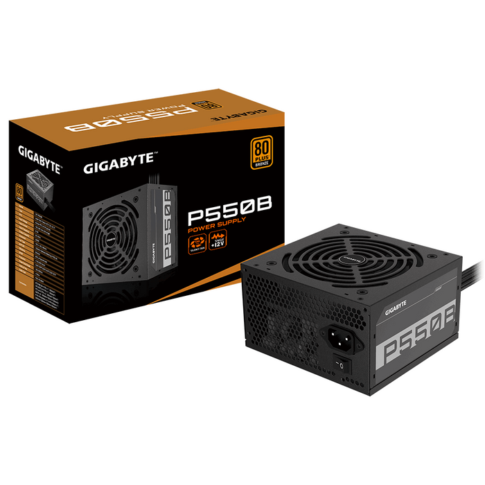 Power supply unit Gigabyte GP-P550B, 550W, 80+, Bronze