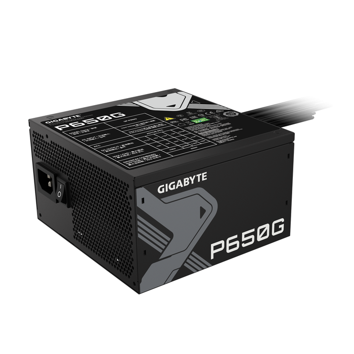 Power supply unit Gigabyte P650G, 650W, 80+ Gold