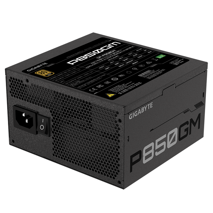 Power supply unit Gigabyte P850GM, 850W, 80+ GOLD, Modular