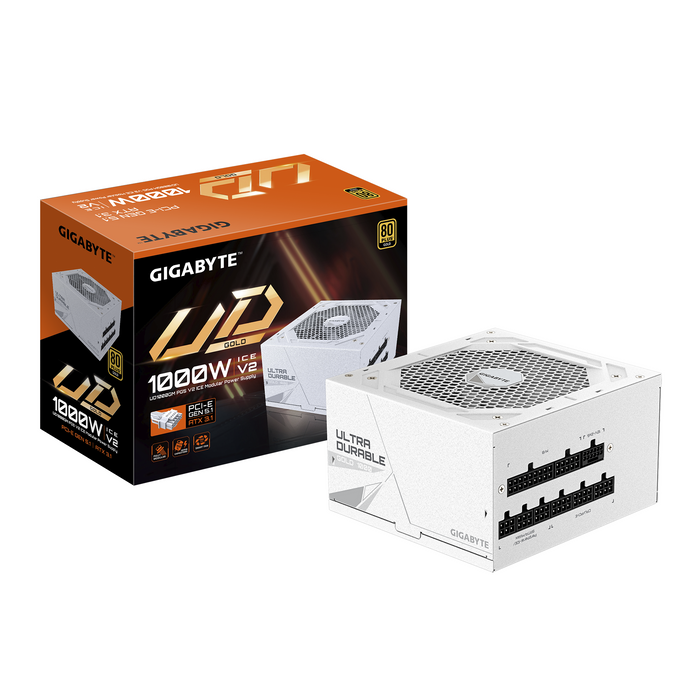 Power supply unit Gigabyte UD1000GM PG5 V2 ICE - 1000W 80+ Gold PCIe 5.1 Ready