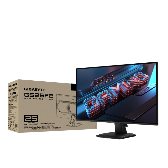 Gaming monitor Gigabyte GS25F2 - 24.5 inch SS IPS FHD (1920x1080), 200 Hz, 1 ms, HDR10