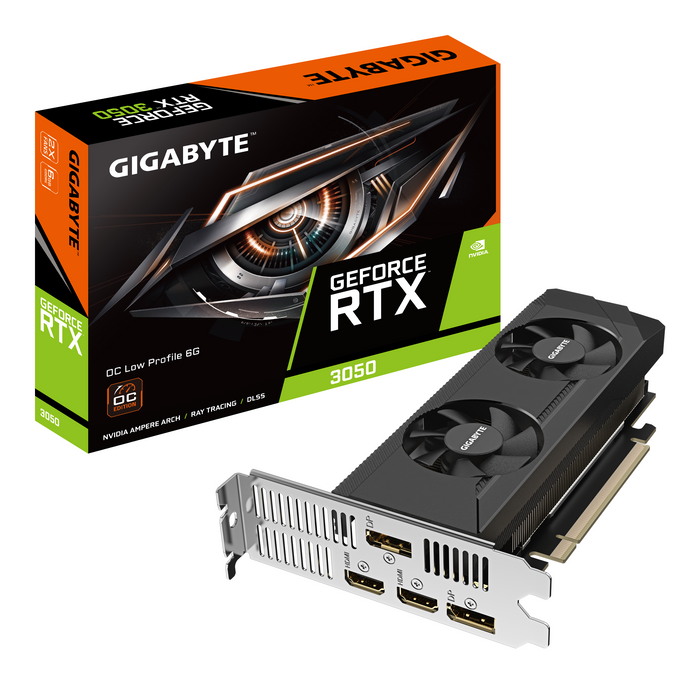 Video card GIGABYTE RTX 3050 OC Low Profile 6GB GDDR6