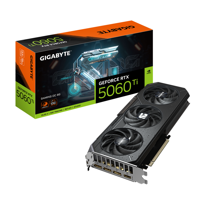 Video card GIGABYTE RTX 5060 TI GAMING OC 8GB GDDR7
