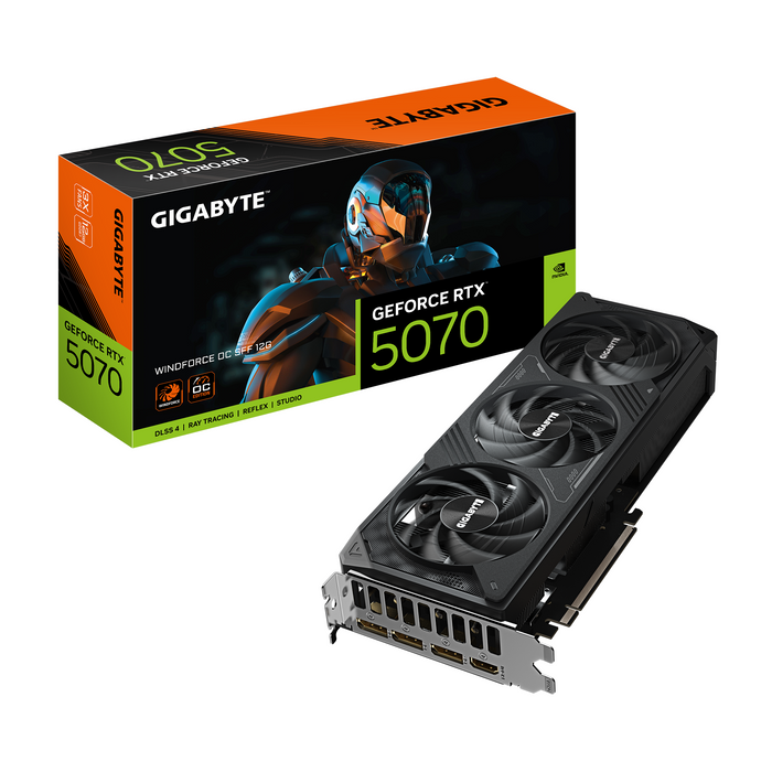 Video card GIGABYTE RTX 5070 WINDFORCE OC SFF 12GB GDDR7