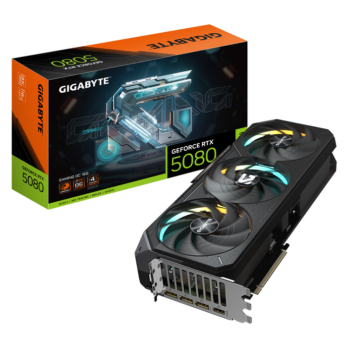 Video card GIGABYTE RTX 5080 GAMING 16GB GDDR7