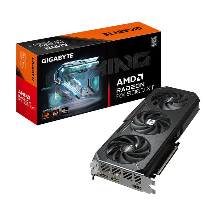 Video card GIGABYTE RADEON RX 9060 XT GAMING OC 8GB GDDR6