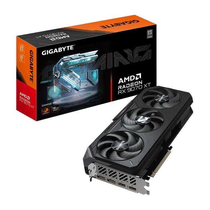 Video card GIGABYTE RADEON RX 9070 XT GAMING 16GB GDDR6