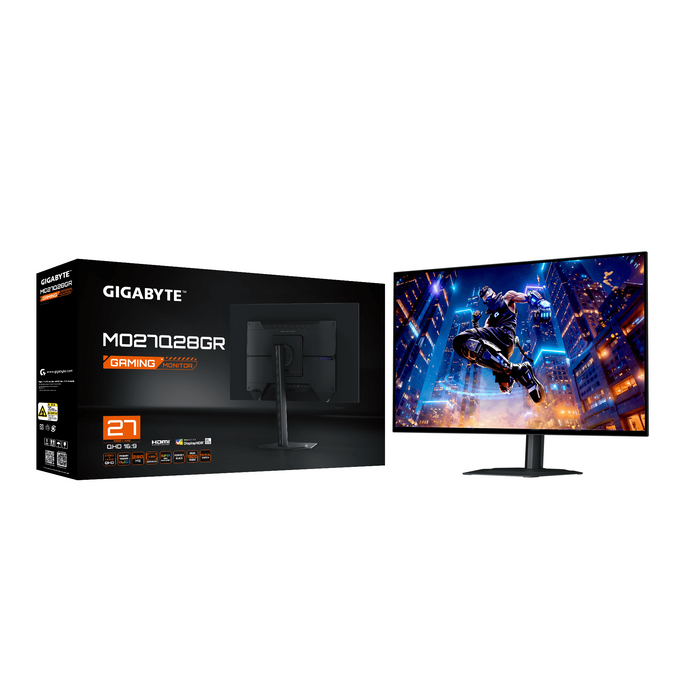 Gaming monitor GIGABYTE MO27Q28GR - 27" WOLED, QHD(2560x1440), 280Hz, 0.03ms, G-Sync