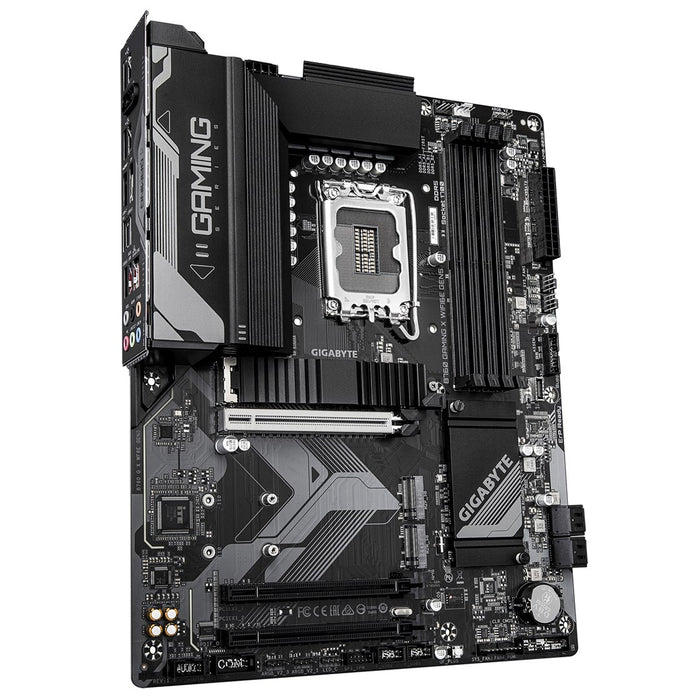 GIGABYTE B760 GAMING X WIFI6E GEN5 Motherboard - Supports 14th Gen. Intel Core CPUs, 8+1+1 phases VRM, up to 5600MHz DDR5, 3xPCIe 4.0 M.2, Wi-Fi 6E, 2.5 GbE LAN, USB 3.2 Gen 2