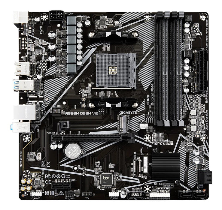 Motherboard GIGABYTE A520M-DS3H V2, Socket AM4