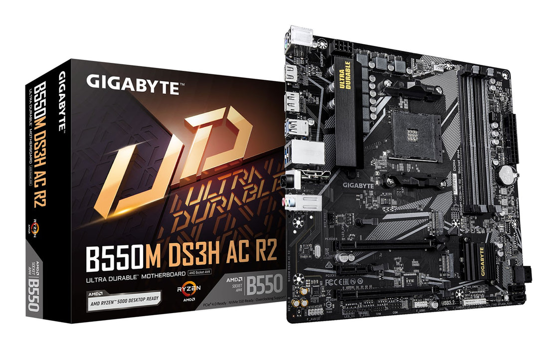 Motherboard GIGABYTE B550M DS3H AC R2 Socket AM4