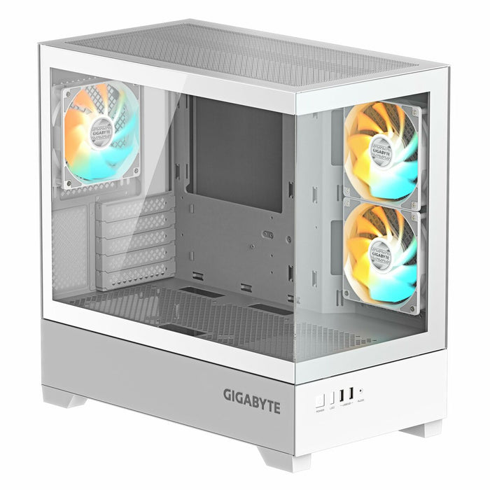 Box GIGABYTE C201 PANORAMIC ICE + 3 ARGB Fans