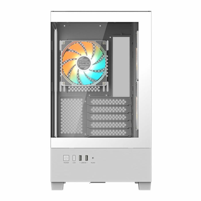 Box GIGABYTE C201 PANORAMIC ICE + 3 ARGB Fans