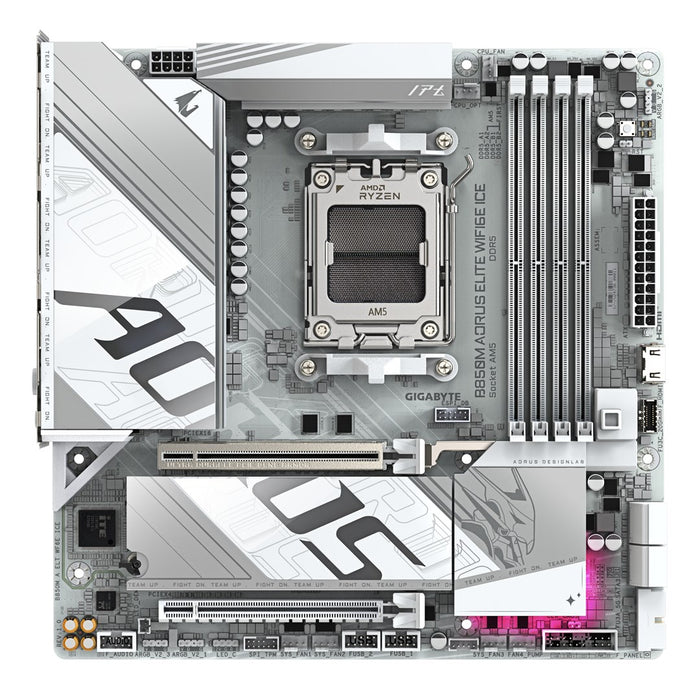 Motherboard GIGABYTE B850M AORUS ELITE WIF6E ICE socket AM5
