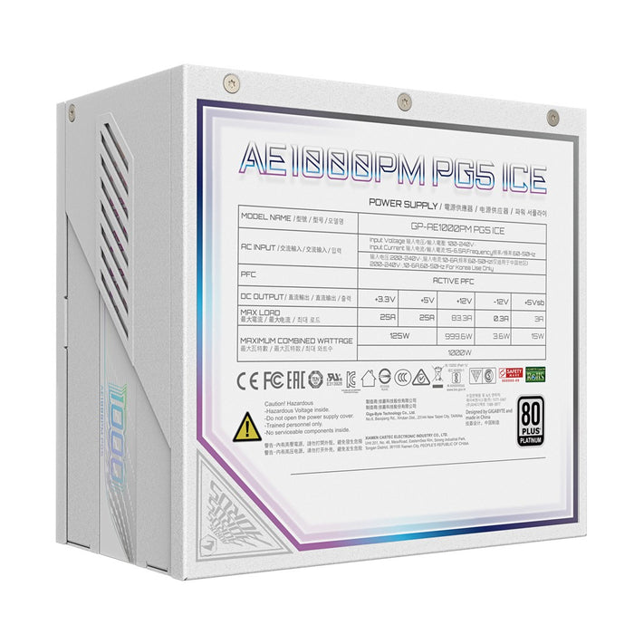 Power supply unit Gigabyte AORUS ELITE P1000W ICE