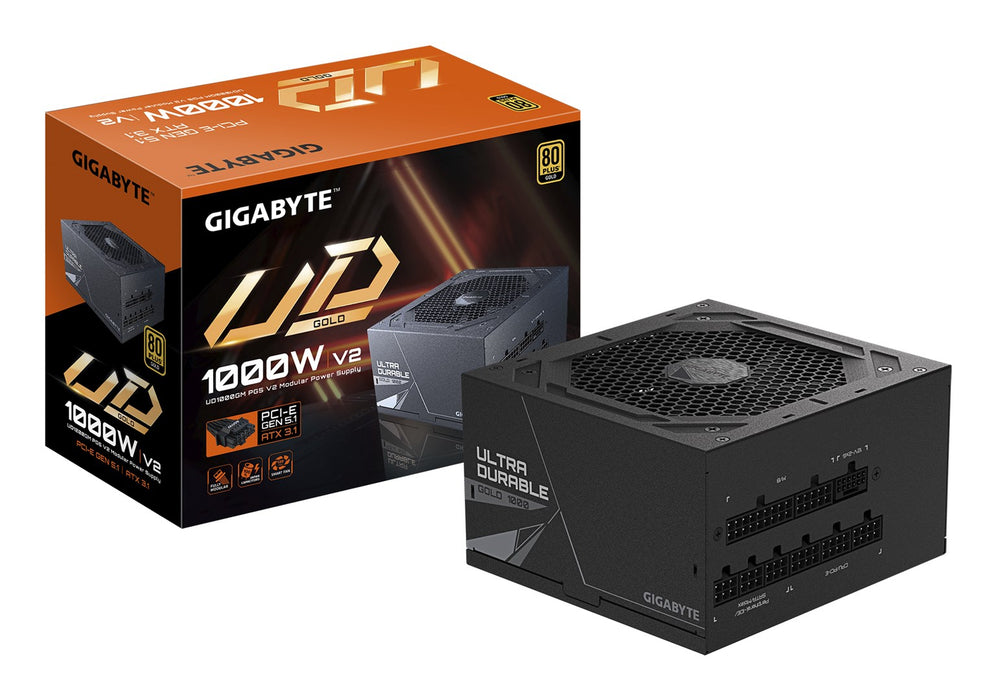 Power supply Gigabyte UD1000GM PG5 V2 - 1000W 80+ Gold PCIe 5.1 Ready