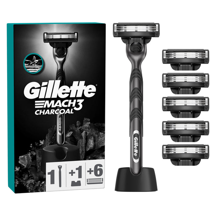 Razor GILLETTE MACH 3 + 6 KNIVES.