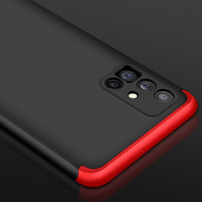 GKK 360 Protection Case Front and Back Case Full Body Cover Samsung Galaxy M51 black-red - Cell phone cases
