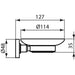GLASS BATHROOM SOAP DISH IDEALSTANDARD IOM - Аксесоари за баня<<<Аксесоари за баня<<<Баня<<<Praktiker&&&Аксесоари за