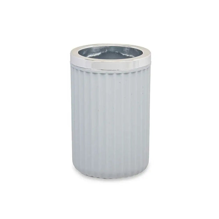 Glass Berilo Grey Plastic 7,5 x 11,5 x 7,5 cm (16 Units) - Баня<<<Дом Градина<<<BigBuy&&&Аксесоари и