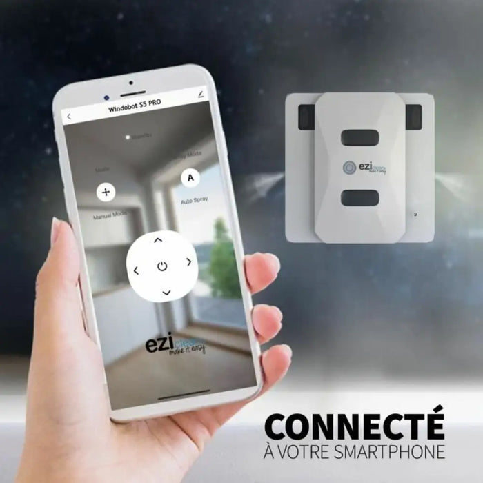 Glass Cleaning Smart Robot EZIclean Windobot S5 Pro 72 W - Почистване Прахосмукачки И Гладене<<<Дом