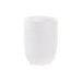 Glass DKD Home Decor White Cement 8 x 8 x 10,5 cm - Баня<<<Дом Градина<<<BigBuy&&&Аксесоари и кранчета<<<Баня<<<Дом