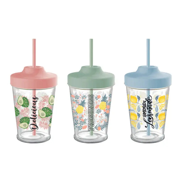 GLASS GLASS FOR SMOOTHIES 450 ML HORECANO - Кани гарафи и бутилки<<<Домашни потреби<<<Кухня<<<Praktiker