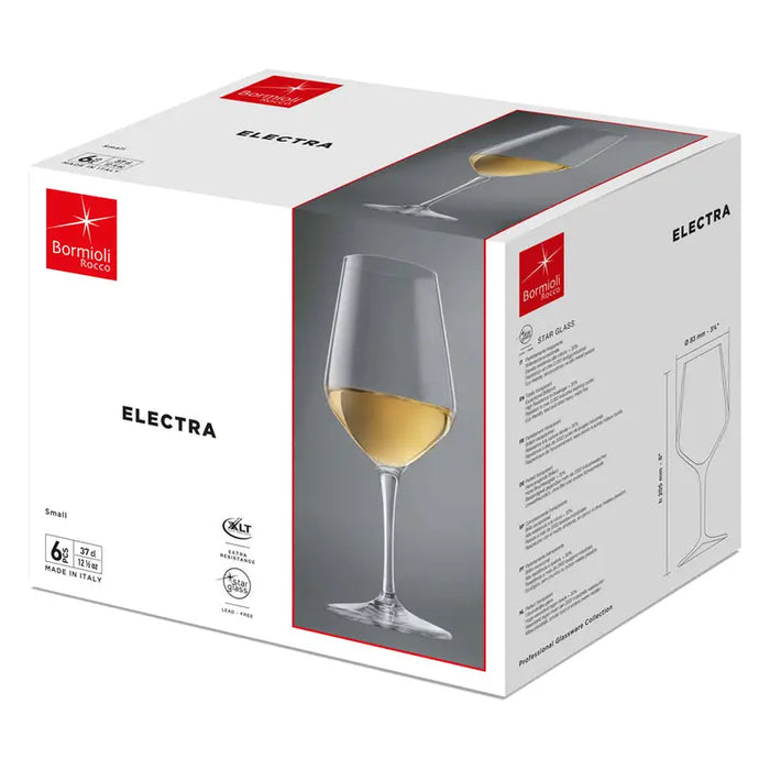 GLASS FOR WHITE WINE 350 ML 6PCS ELECTRA S BORMIOLI ROCCO - Сервизи чаши и чинии<<<Домашни потреби<<<Кухня<<<Praktiker