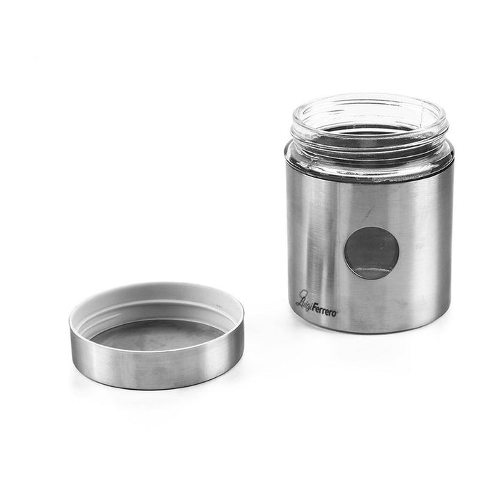 GLASS JAR 550 ML STAINLESS STEEL LUIGI FERRERO - Буркани и продукти за консервиране<<<Домашни
